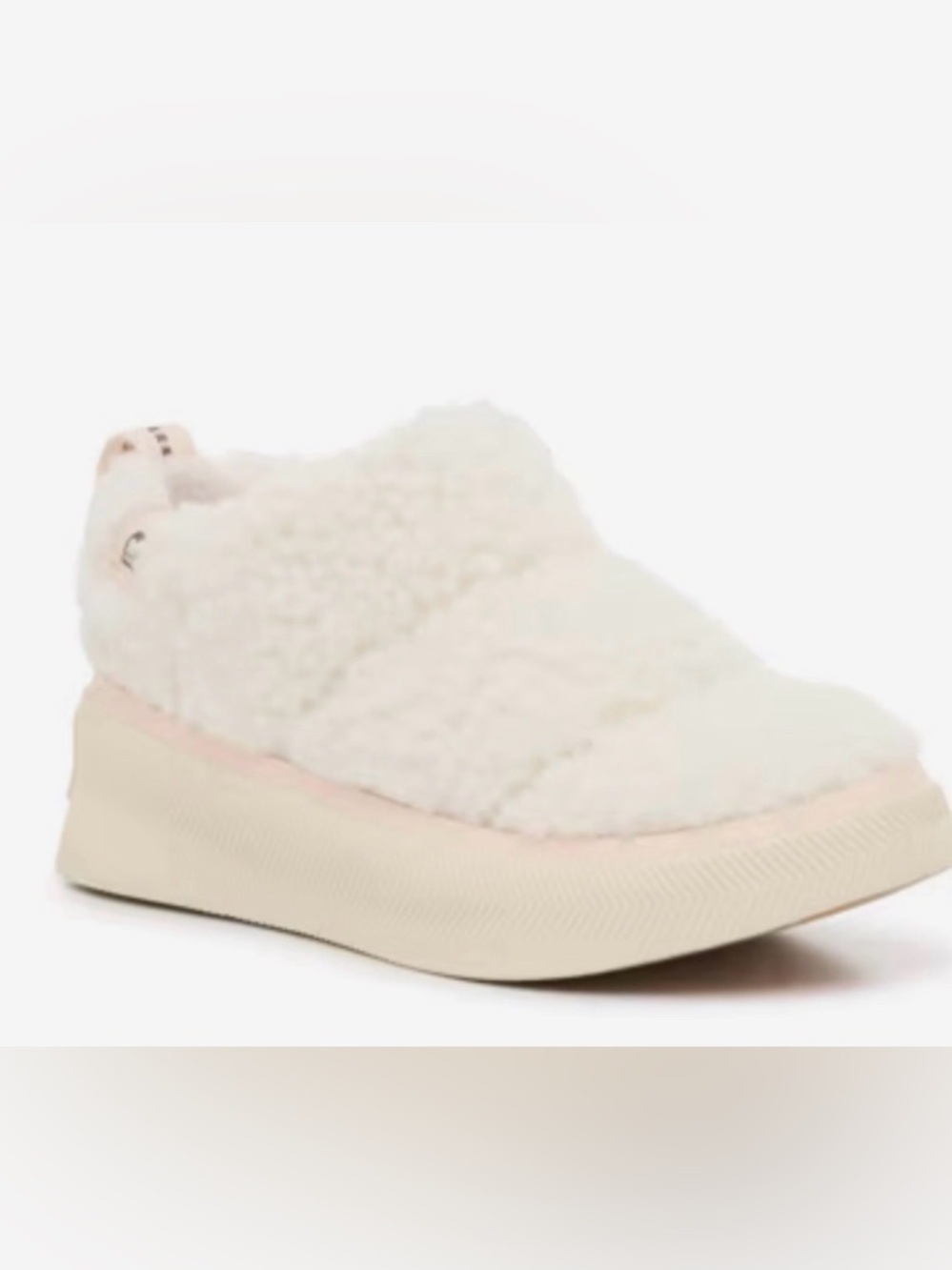 Sorel Out N About IV Mini Puffy Bootie Natural Cream Wedge Shoes Size 7.5 New